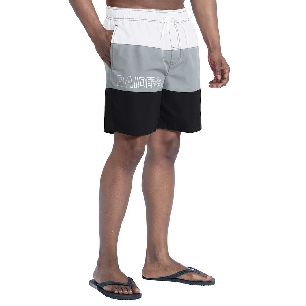 Las Vegas Raiders  G-III Sports by Carl Banks Sunrise Volley Swim Shorts