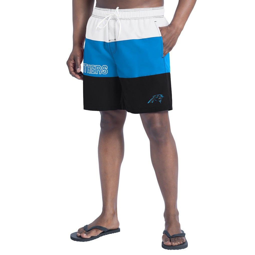 Carolina Panthers  G-III Sports by Carl Banks Sunrise Volley Swim Shorts