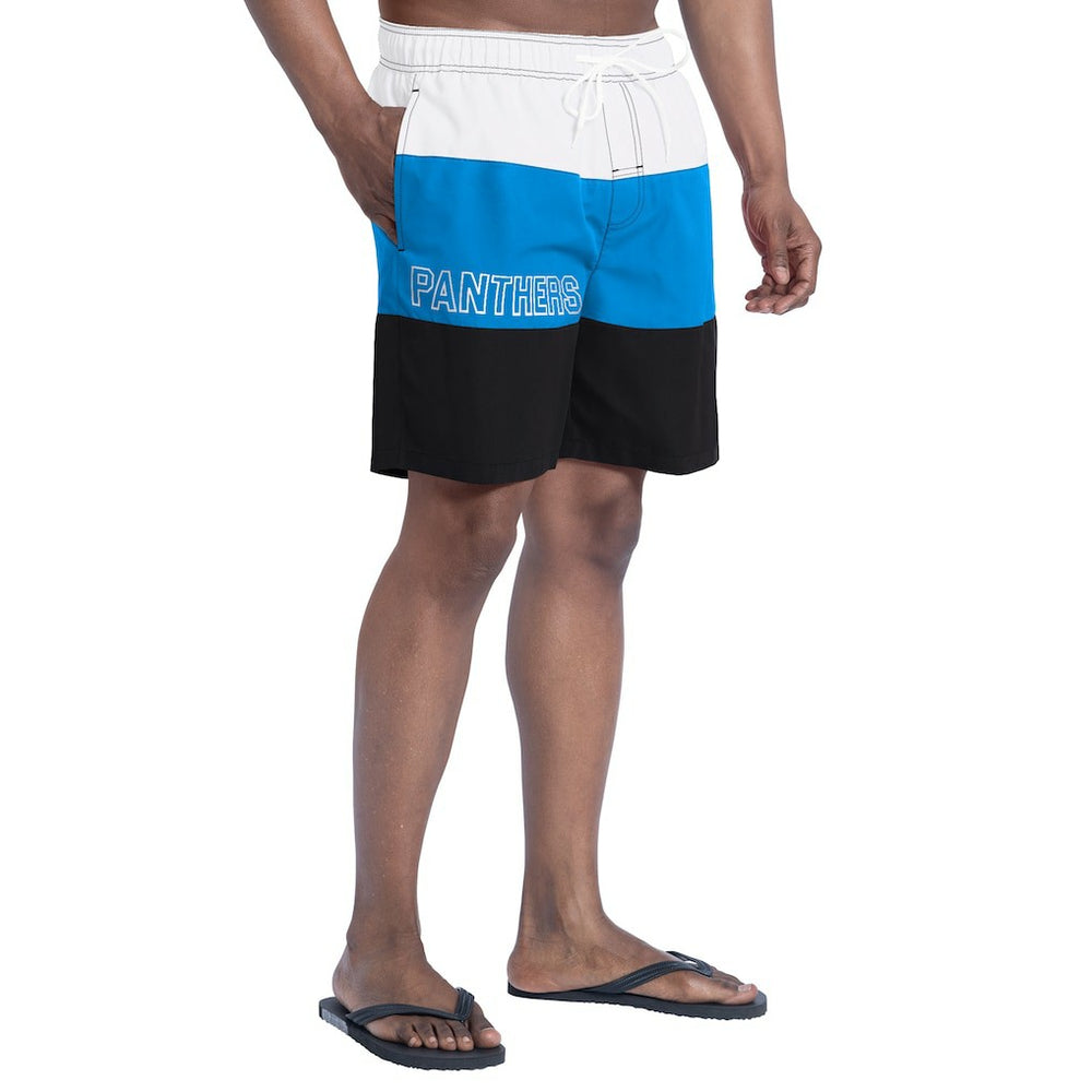 Carolina Panthers  G-III Sports by Carl Banks Sunrise Volley Swim Shorts