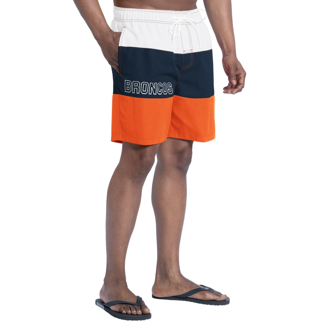 Denver Broncos  G-III Sports by Carl Banks Sunrise Volley Swim Shorts