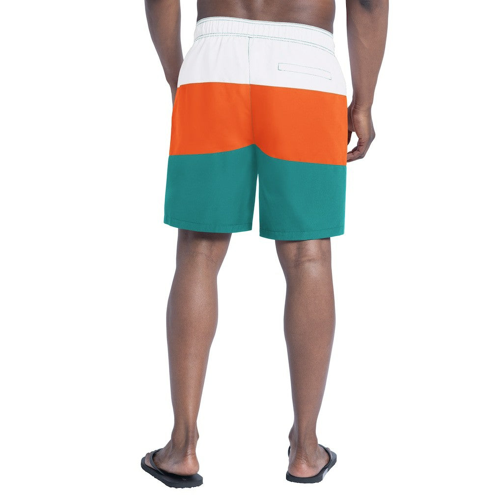 Miami Dolphins  G-III Sports by Carl Banks Sunrise Volley Swim Shorts