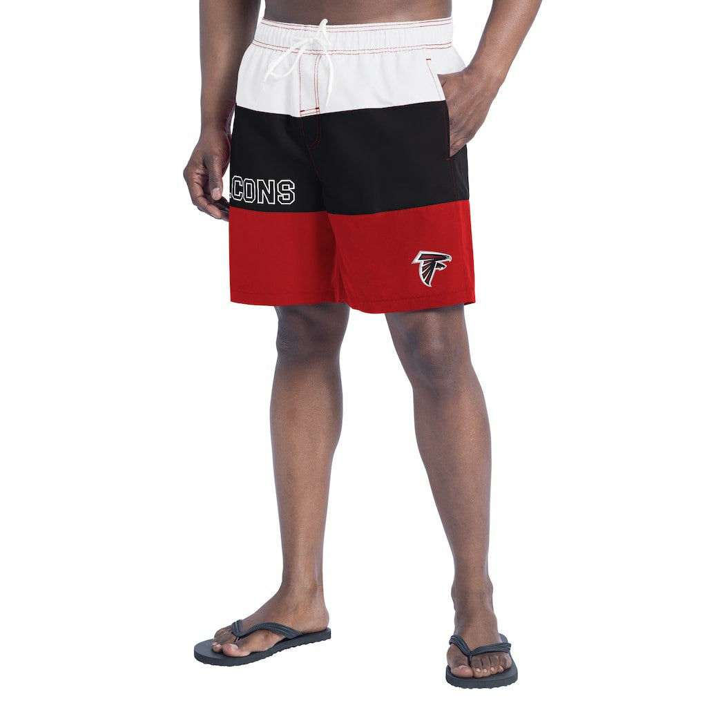 Atlanta Falcons  G-III Sports by Carl Banks Sunrise Volley Swim Shorts