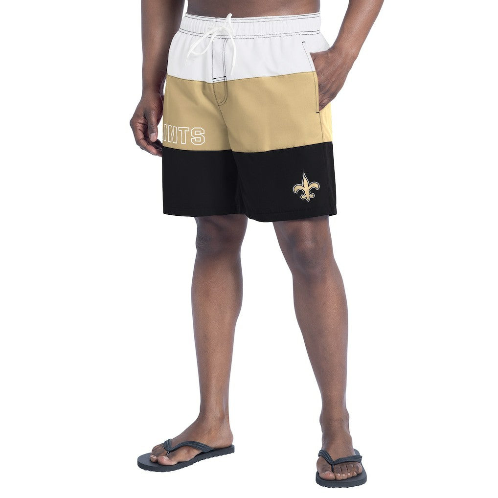 New Orleans Saints  G-III Sports by Carl Banks Sunrise Volley Swim Shorts
