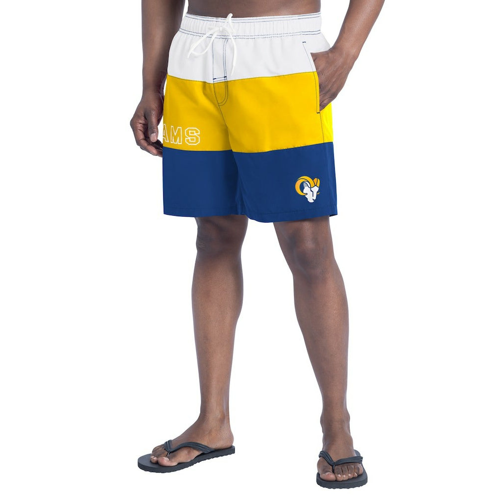 Los Angeles Rams  G-III Sports by Carl Banks Sunrise Volley Swim Shorts