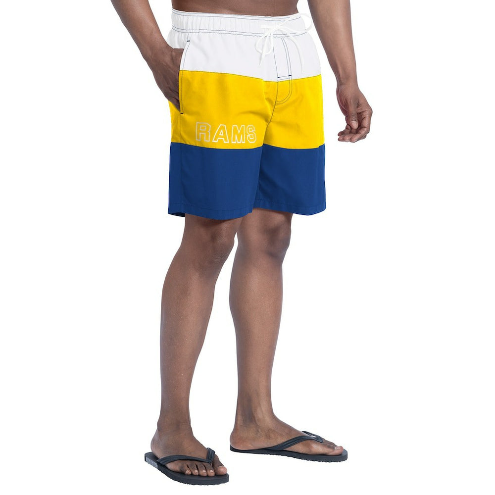 Los Angeles Rams  G-III Sports by Carl Banks Sunrise Volley Swim Shorts