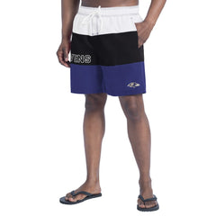 Baltimore Ravens  G-III Sports by Carl Banks Sunrise Volley Swim Shorts