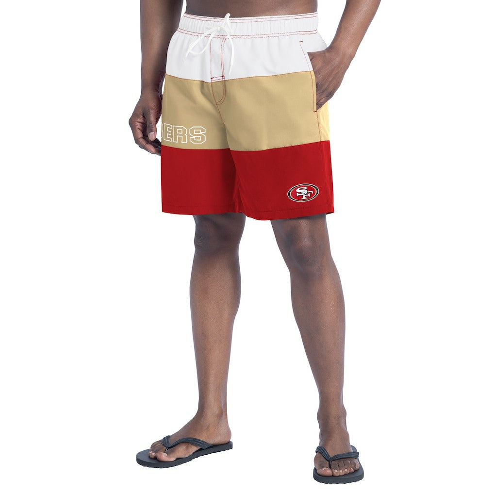 San Francisco 49ers  G-III Sports by Carl Banks Sunrise Volley Swim Shorts
