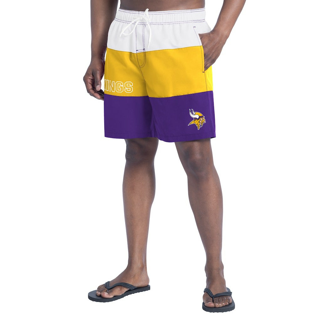 Minnesota Vikings  G-III Sports by Carl Banks Sunrise Volley Swim Shorts