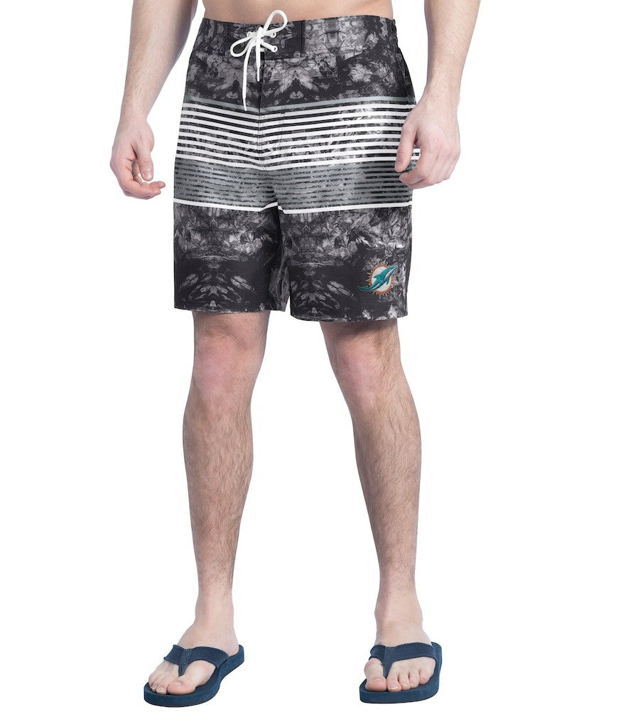 Miami Dolphins  G-III Sports by Carl Banks Horizon Volley Swim Shorts