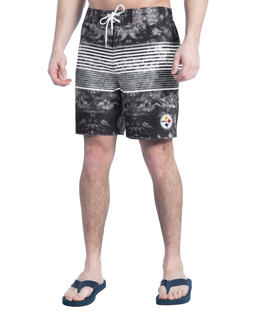 Pittsburgh Steelers  G-III Sports by Carl Banks Horizon Volley Swim Shorts