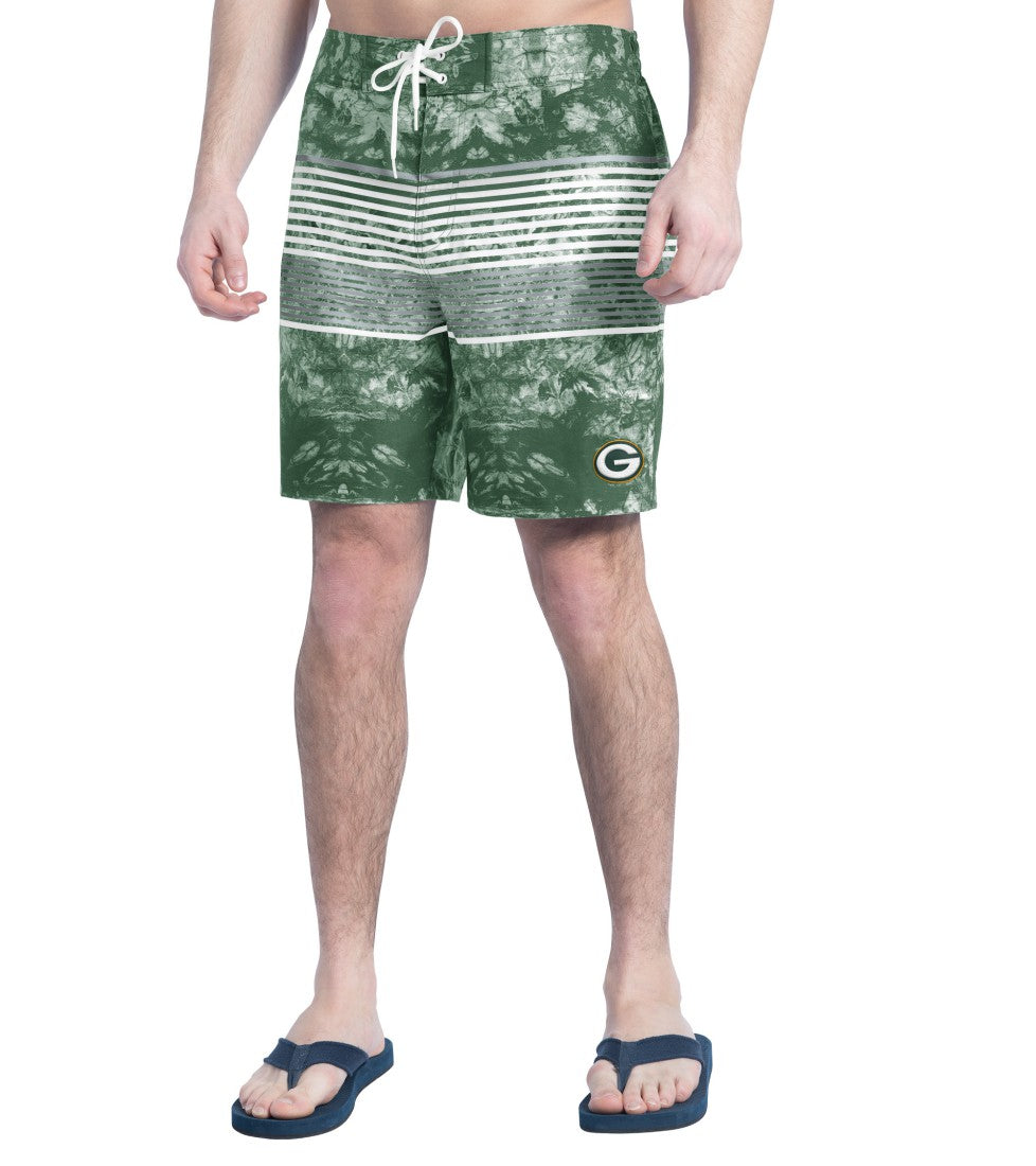 Green Bay Packers  G-III Sports by Carl Banks Horizon Volley Swim Shorts