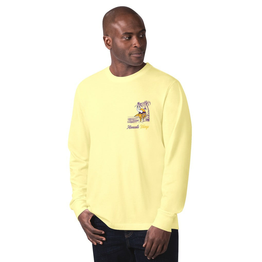 Minnesota Vikings  Margaritaville It's Five O'Clock Somewhere Long Sleeve T-Shirt