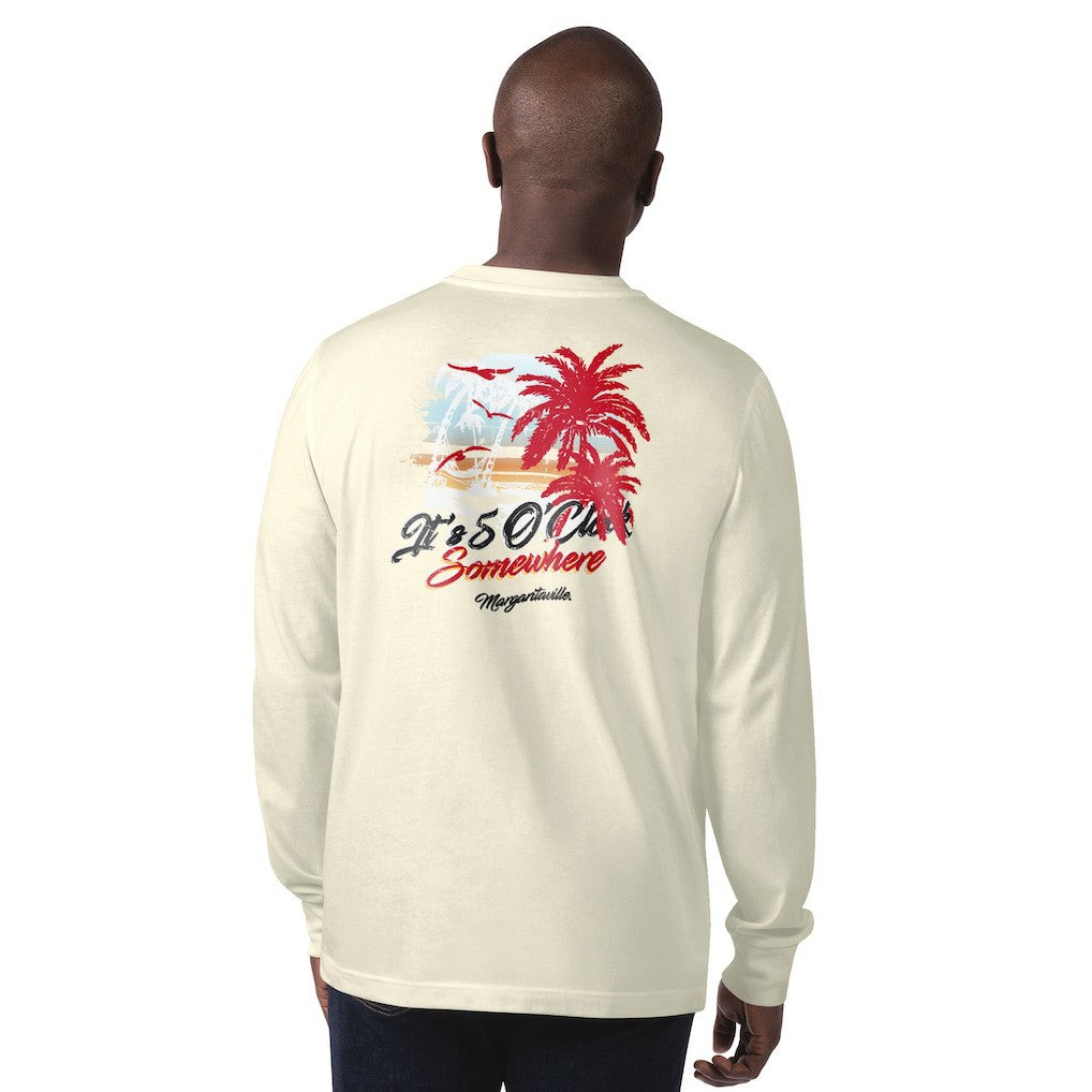 San Francisco 49ers  Margaritaville It's Five O'Clock Somewhere Long Sleeve T-Shirt