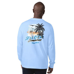 Carolina Panthers  Margaritaville It's Five O'Clock Somewhere Long Sleeve T-Shirt