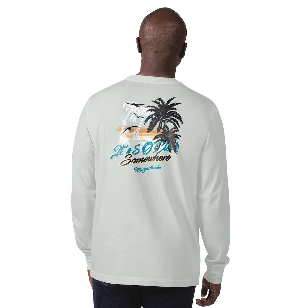 Jacksonville Jaguars  Margaritaville It's Five O'Clock Somewhere Long Sleeve T-Shirt