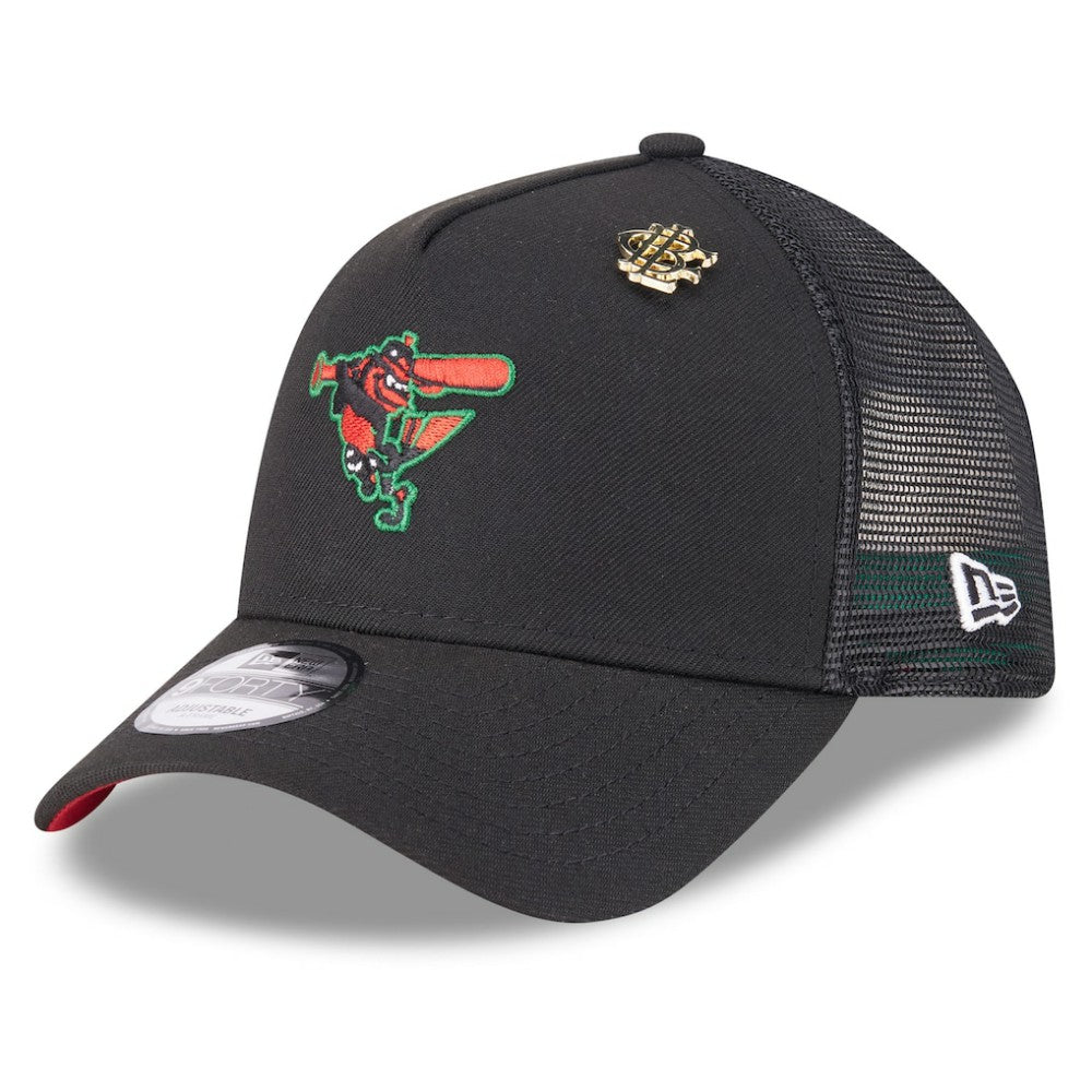 Baltimore Orioles New Era 2025 Big League Chew A-Frame 9FORTY Adjustable Trucker Hat | MLB New