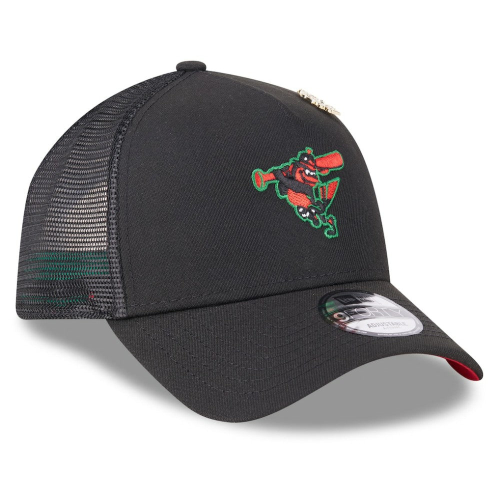 Baltimore Orioles New Era 2025 Big League Chew A-Frame 9FORTY Adjustable Trucker Hat | MLB New