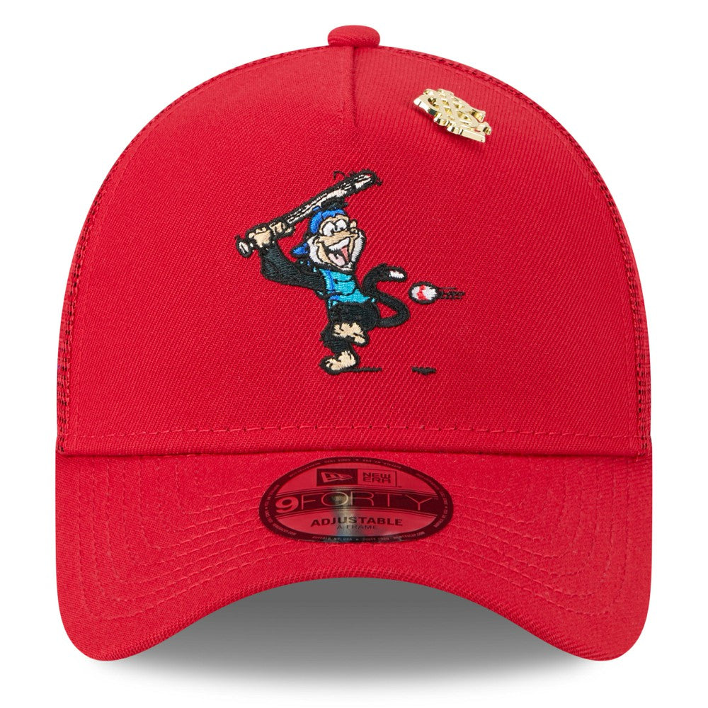 Los Angeles Angels New Era 2025 Big League Chew A-Frame 9FORTY Adjustable Trucker Hat | MLB Online