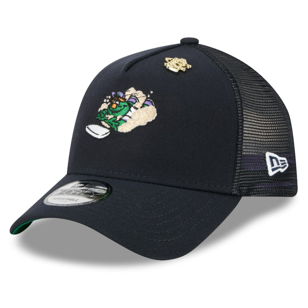 Boston Red Sox New Era 2025 Big League Chew A-Frame 9FORTY Adjustable Trucker Hat | MLB Outlet