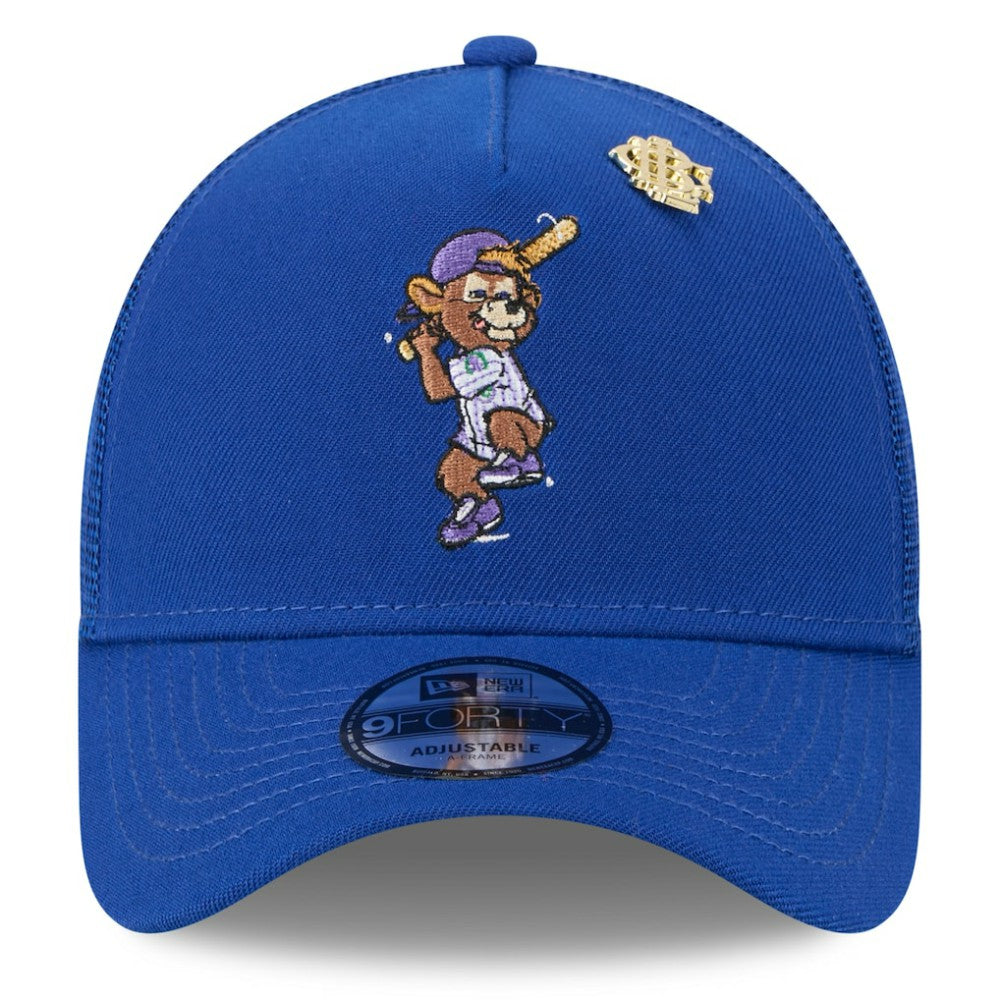 Chicago Cubs New Era 2025 Big League Chew A-Frame 9FORTY Adjustable Trucker Hat | MLB On Sale