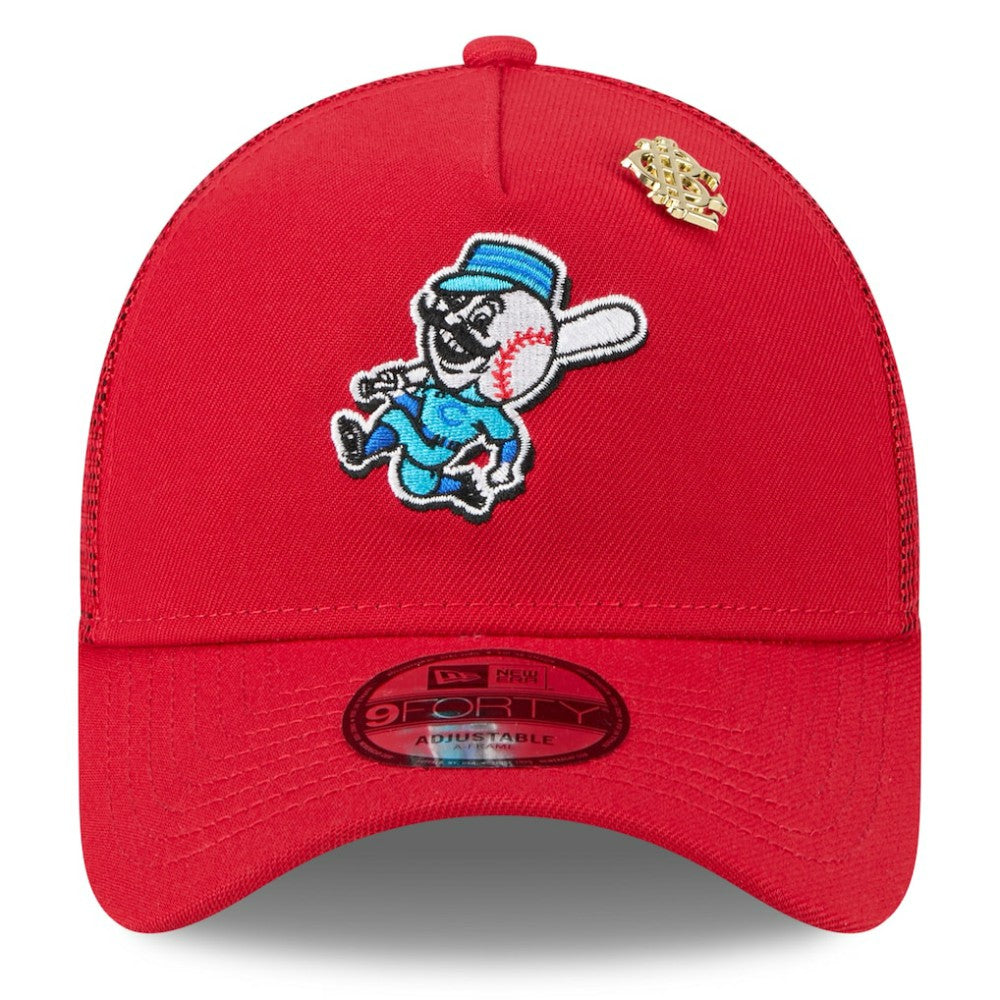 Cincinnati Reds New Era 2025 Big League Chew A-Frame 9FORTY Adjustable Trucker Hat | MLB Shop