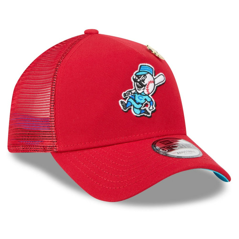 Cincinnati Reds New Era 2025 Big League Chew A-Frame 9FORTY Adjustable Trucker Hat | MLB Shop