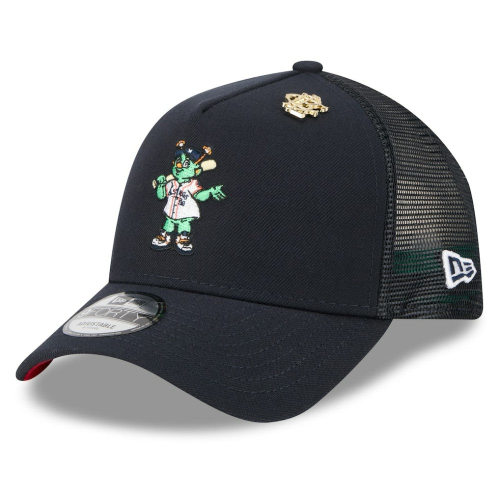 Houston Astros New Era 2025 Big League Chew A-Frame 9FORTY Adjustable Trucker Hat | MLB Outlet