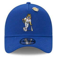 Kansas City Royals New Era 2025 Big League Chew A-Frame 9FORTY Adjustable Trucker Hat | MLB Sale