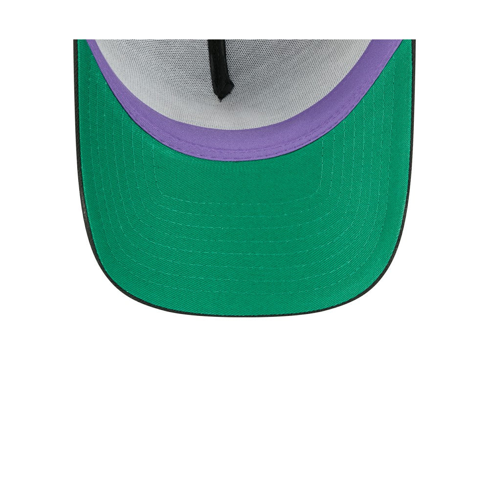 Miami Marlins New Era 2025 Big League Chew A-Frame 9FORTY Adjustable Trucker Hat | MLB Discount