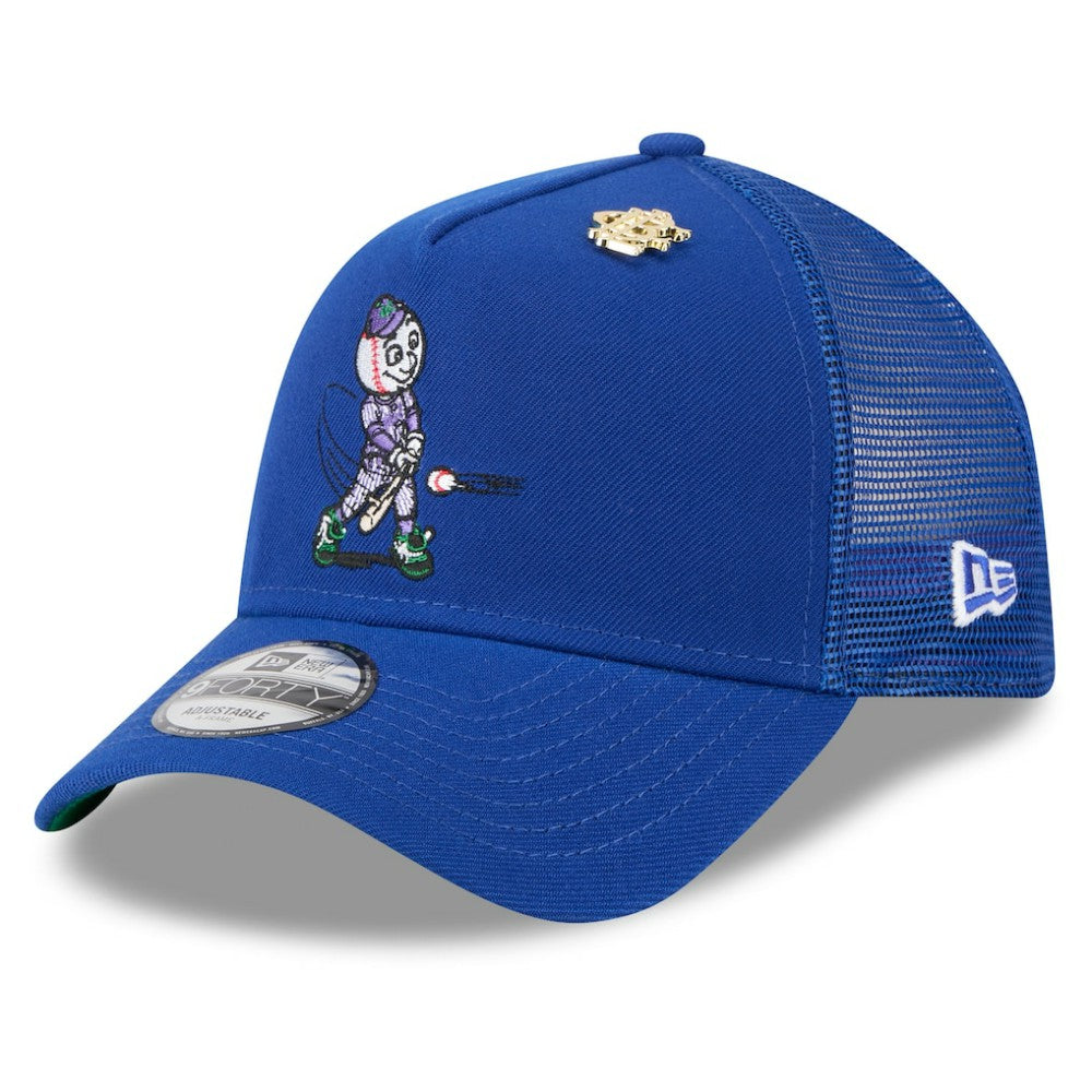 New York Mets New Era 2025 Big League Chew A-Frame 9FORTY Adjustable Trucker Hat | MLB On Sale