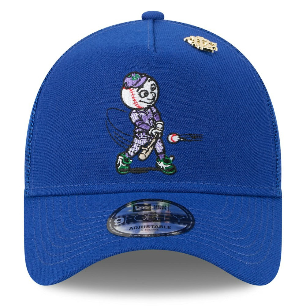 New York Mets New Era 2025 Big League Chew A-Frame 9FORTY Adjustable Trucker Hat | MLB On Sale