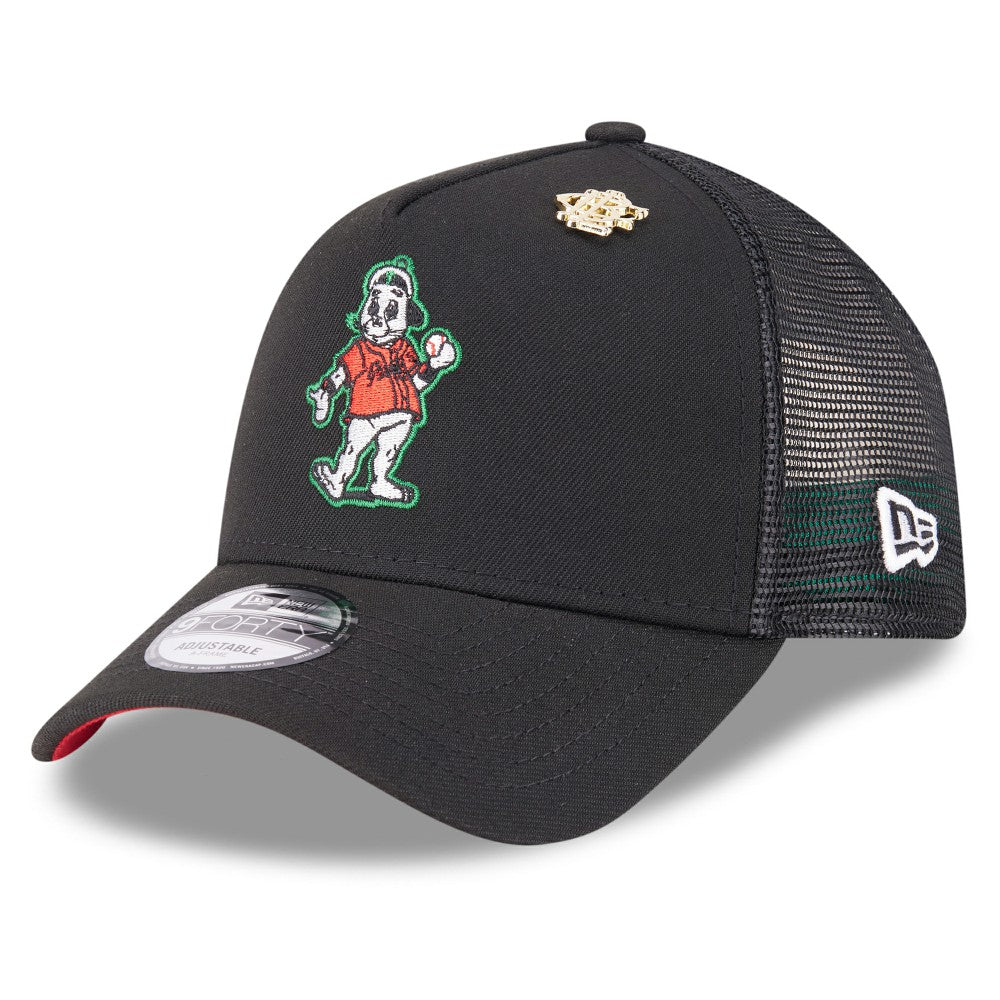 San Francisco Giants New Era 2025 Big League Chew A-Frame 9FORTY Adjustable Trucker Hat | MLB Outlet