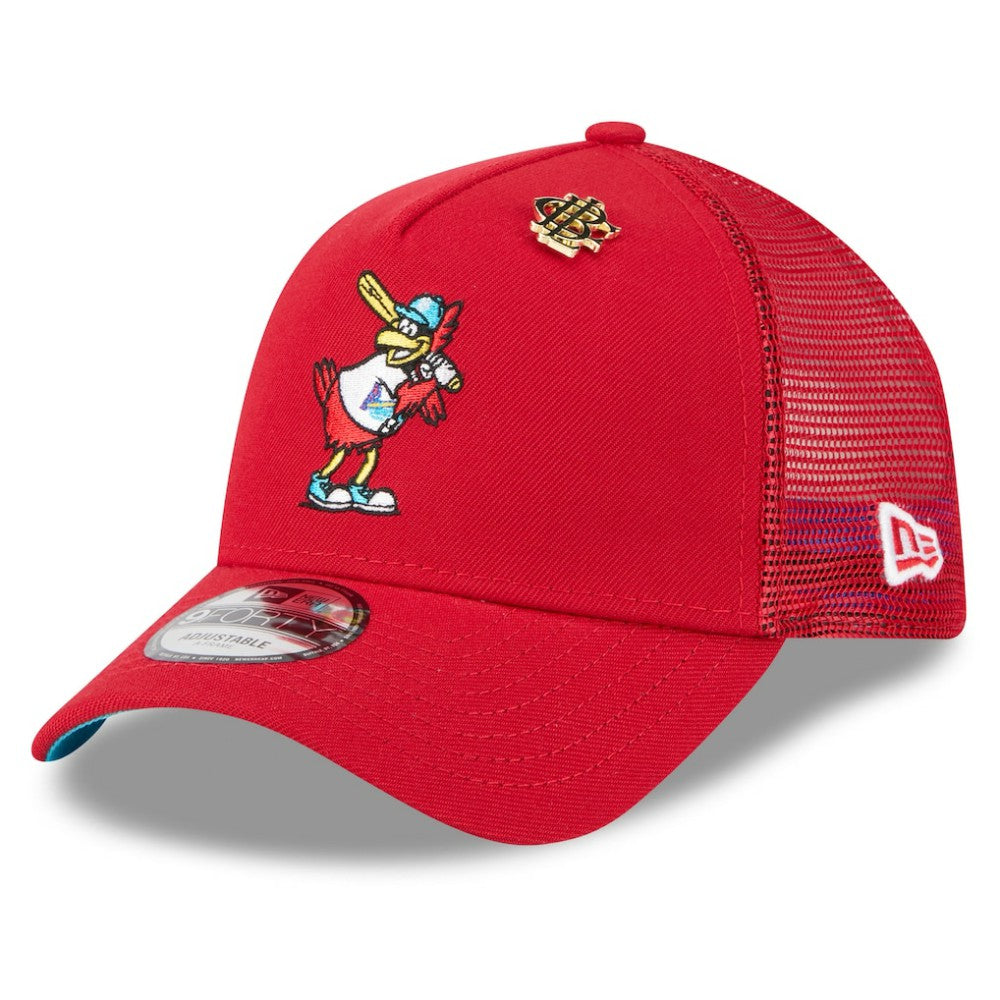 St. Louis Cardinals New Era 2025 Big League Chew A-Frame 9FORTY Adjustable Trucker Hat | MLB Shop