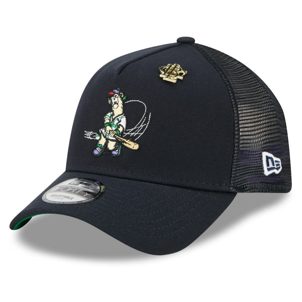 Atlanta Braves New Era 2025 Big League Chew A-Frame 9FORTY Adjustable Trucker Hat | MLB For sale