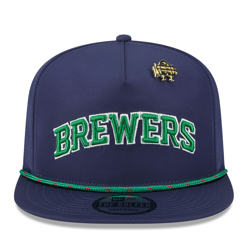 Milwaukee Brewers New Era 2025 Big League Chew Golfer Snapback Hat | MLB New