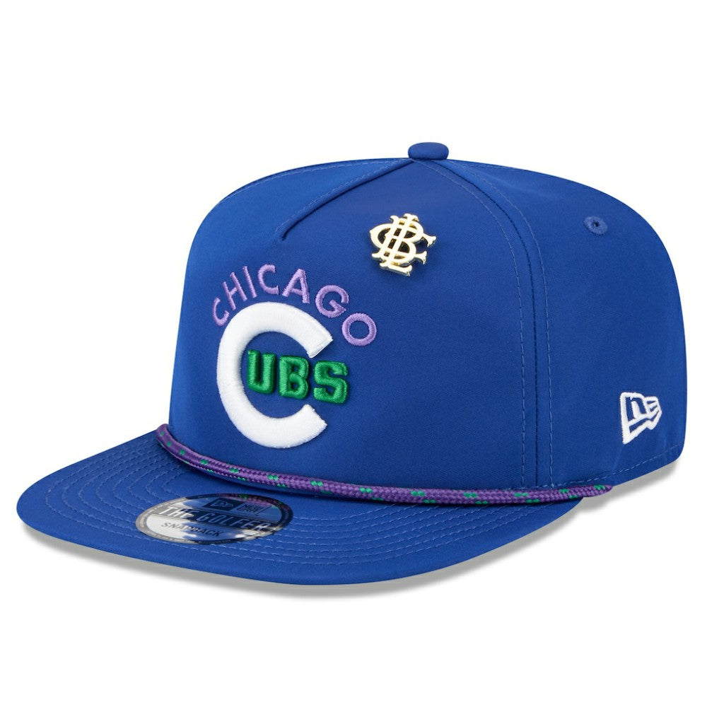 Chicago Cubs New Era 2025 Big League Chew Golfer Snapback Hat | MLB For sale