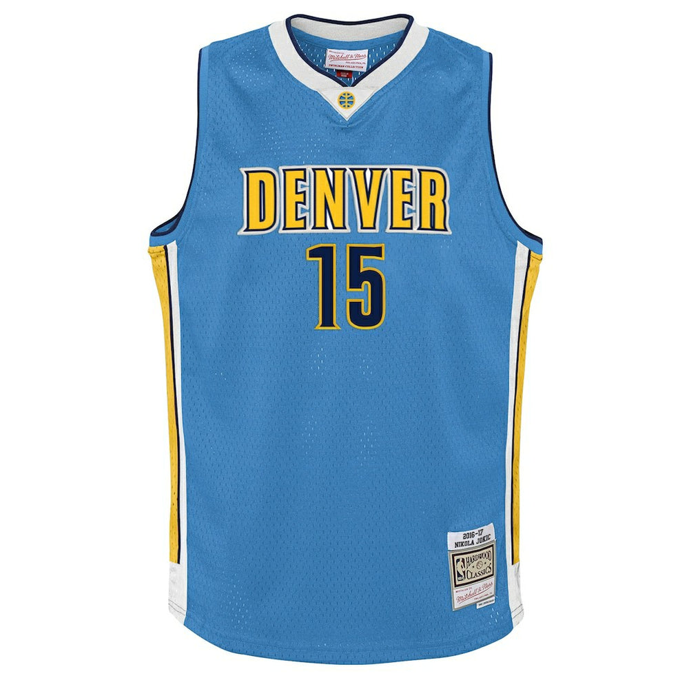 Nikola Jokic Denver Nuggets Youth 2016/17 Hardwood Classics Swingman Jersey sale Discount