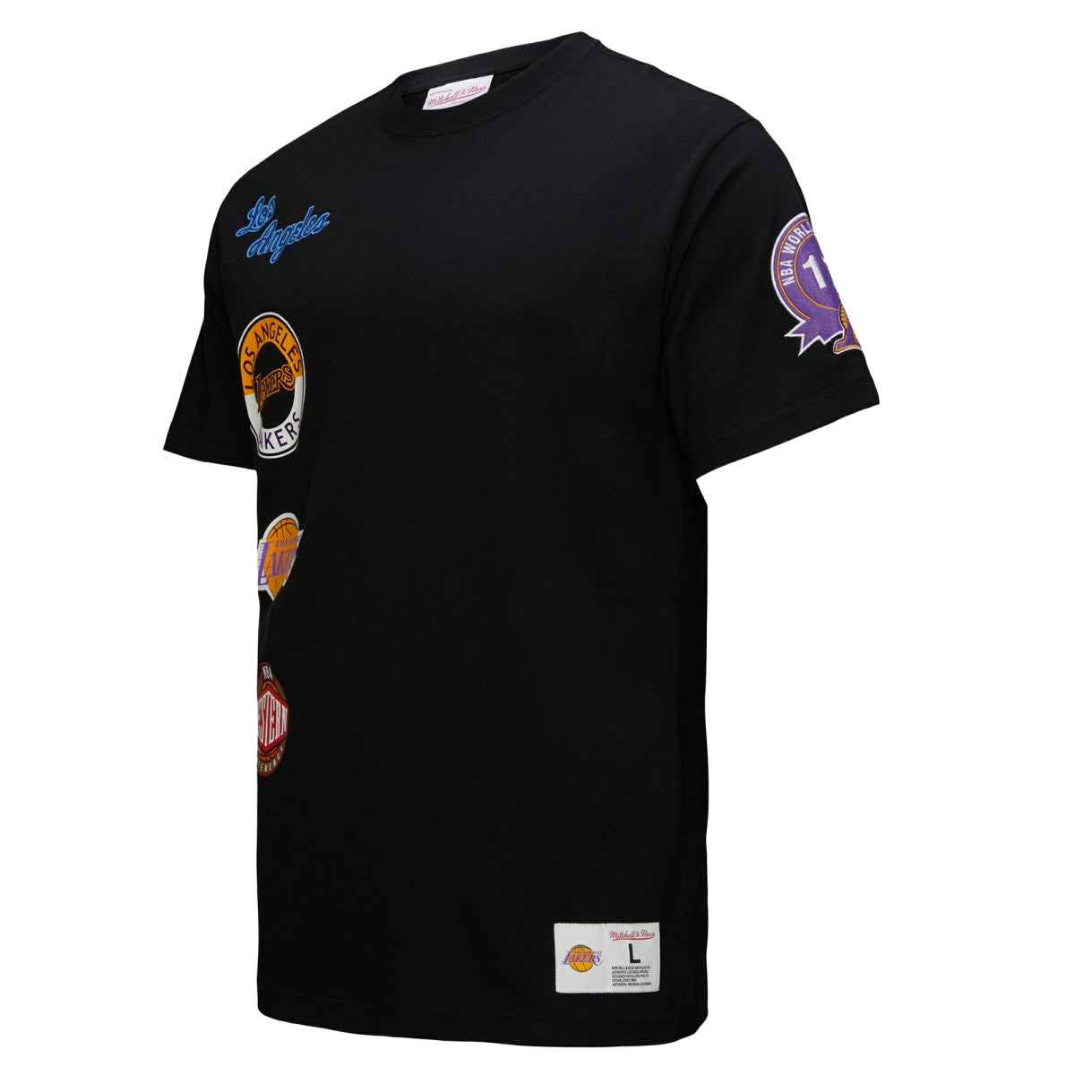 Los Angeles Lakers Black Out Collection Vintage Premium T-Shirt Outlet