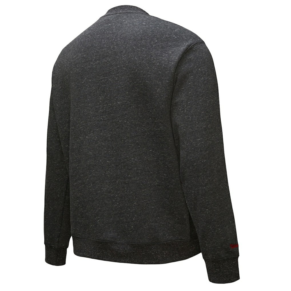Chicago Bulls Hardwood Classics Blackout Collection Snow Washed Pullover Sweatshirt Discount