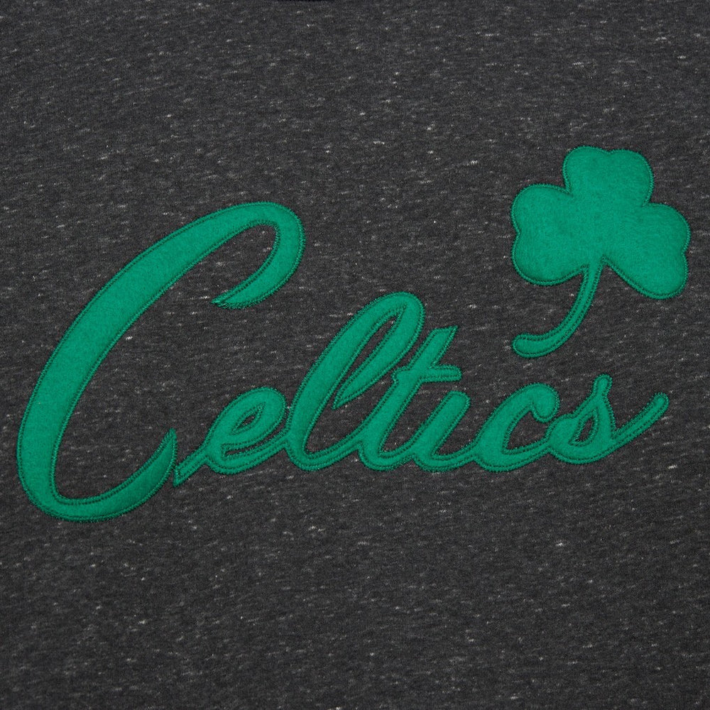 Boston Celtics Hardwood Classics Blackout Collection Snow Washed Pullover Sweatshirt Outlet