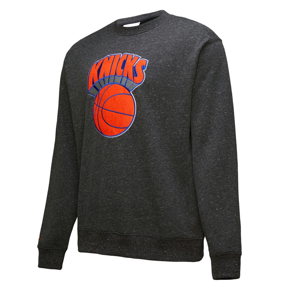New York Knicks Hardwood Classics Blackout Collection Snow Washed Pullover Sweatshirt Discount
