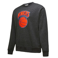 New York Knicks Hardwood Classics Blackout Collection Snow Washed Pullover Sweatshirt Discount