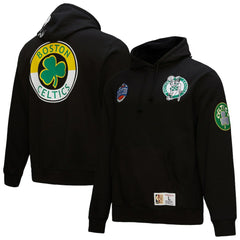 Boston Celtics Hardwood Classics Blackout Collection Pullover Hoodie On Sale