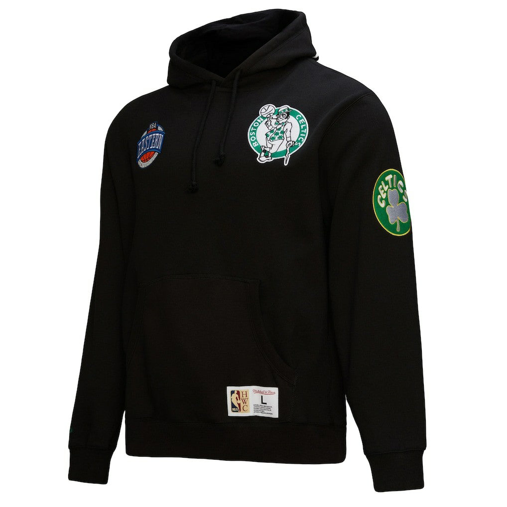Boston Celtics Hardwood Classics Blackout Collection Pullover Hoodie On Sale