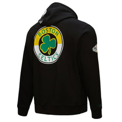 Boston Celtics Hardwood Classics Blackout Collection Pullover Hoodie On Sale