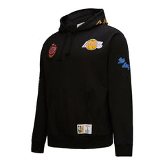 Los Angeles Lakers Hardwood Classics Blackout Collection Pullover Hoodie Discount