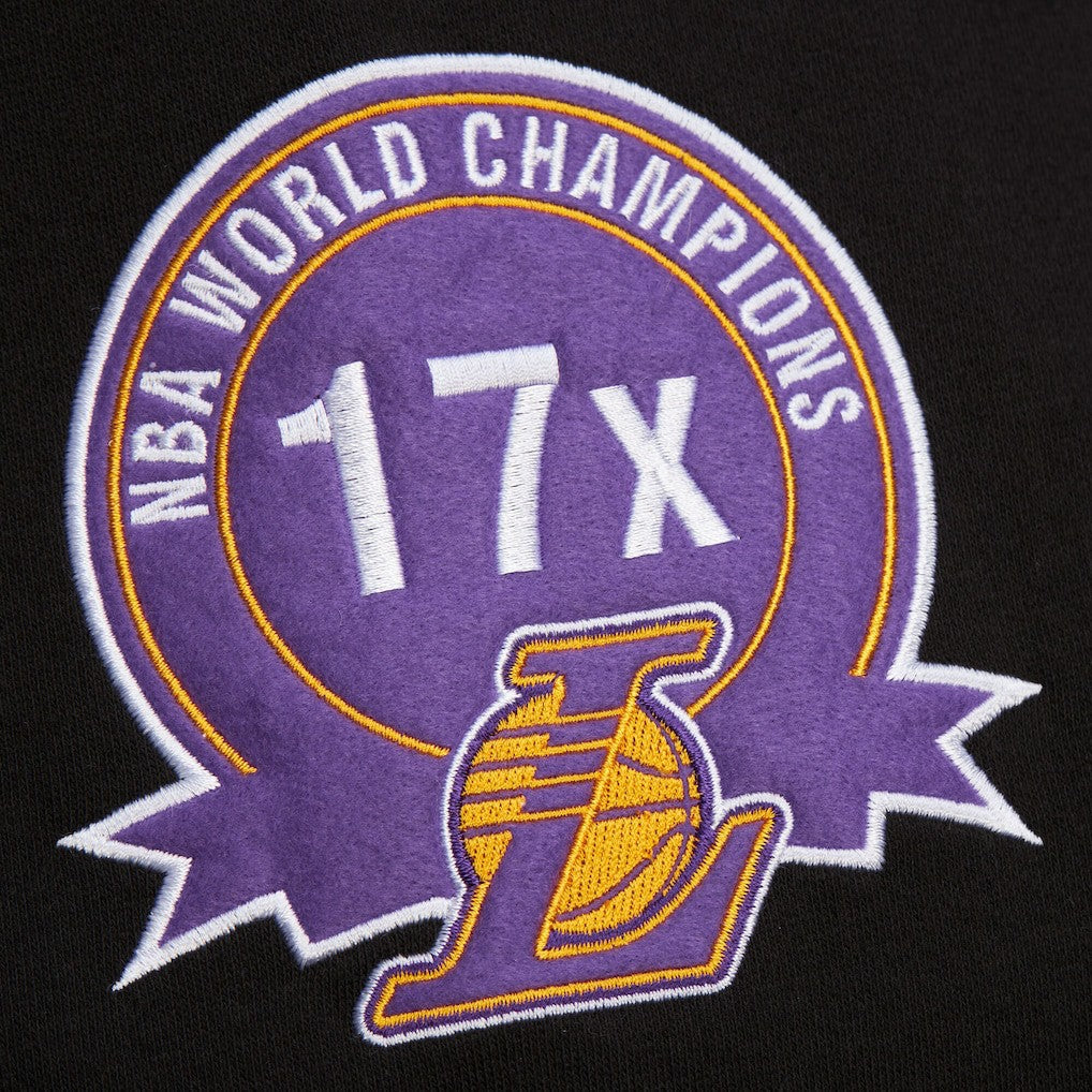 Los Angeles Lakers Hardwood Classics Blackout Collection Pullover Hoodie Discount
