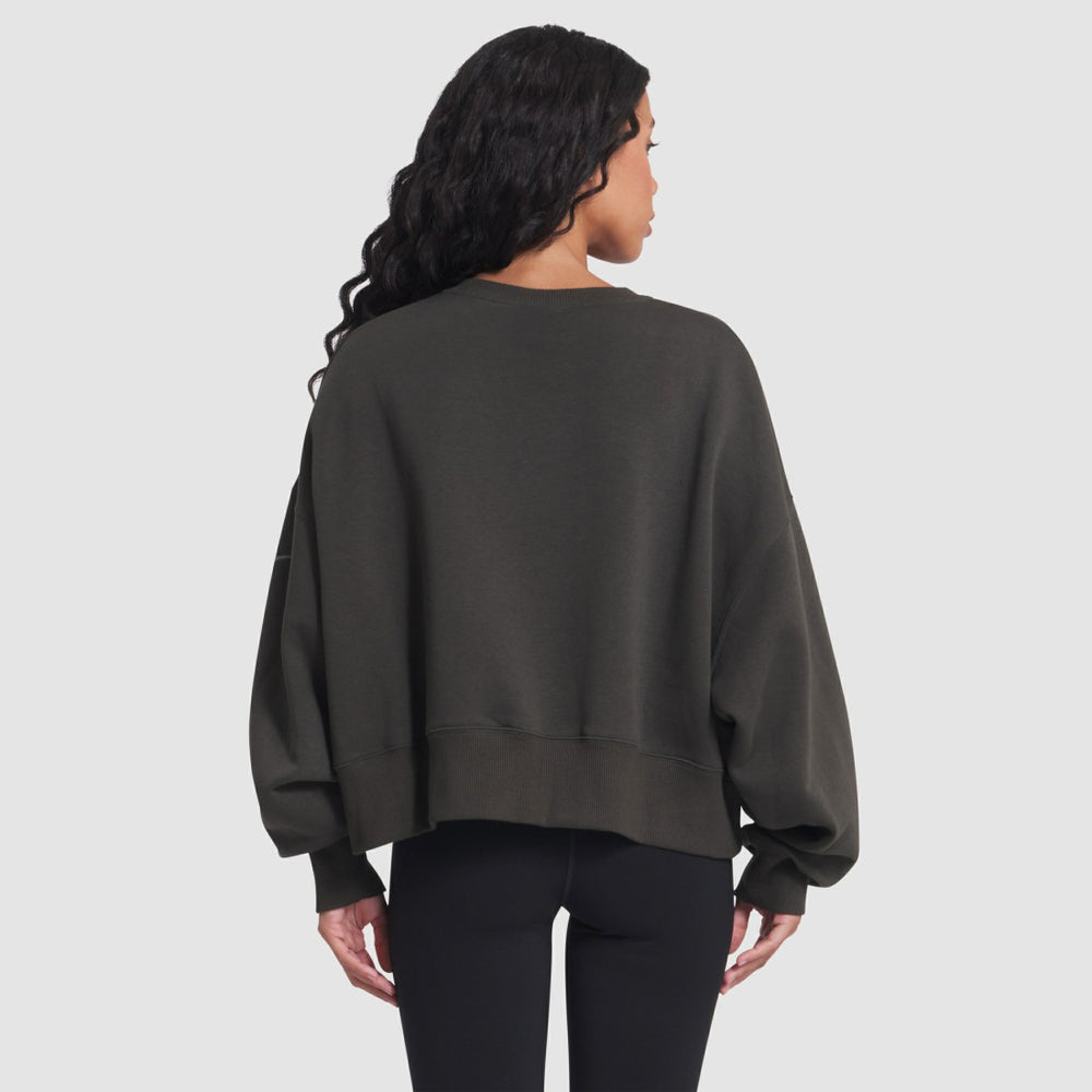 New York Jets Nike Women's 2025 Rivalries Collection Oversized Phoenix Fleece Sweatshirt