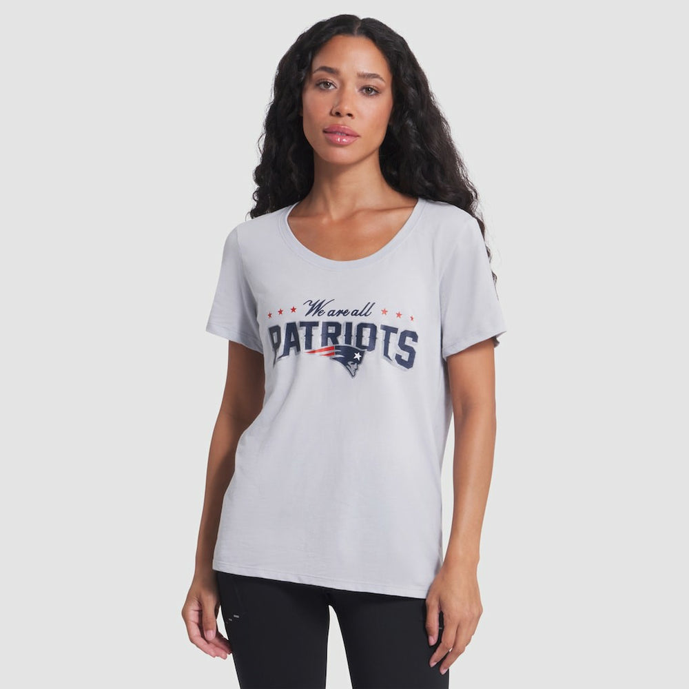 New England Patriots Nike Women's 2025 Rivalries Collection Slub Dri-FIT T-Shirt