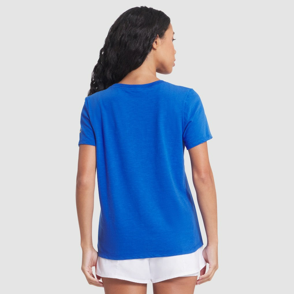 Los Angeles Rams Nike Women's 2025 Rivalries Collection Slub Dri-FIT T-Shirt